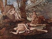 Nicolas Poussin Echo and Narcissus oil on canvas